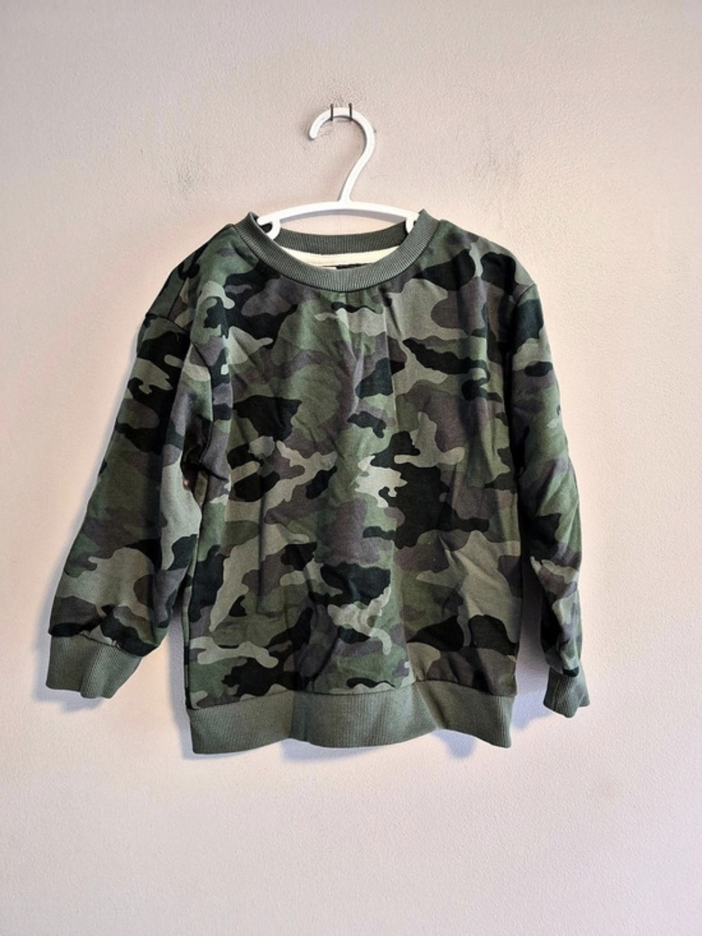 Joe Fresh Toddler 4 Green Camo Sweatshirt
